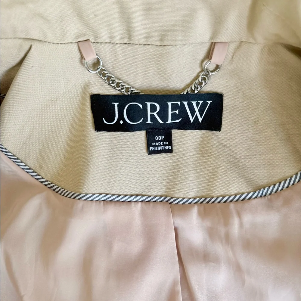 J. Crew Icon Trench Coat Beige - 00P 🤎 - Picture 3 of 14
